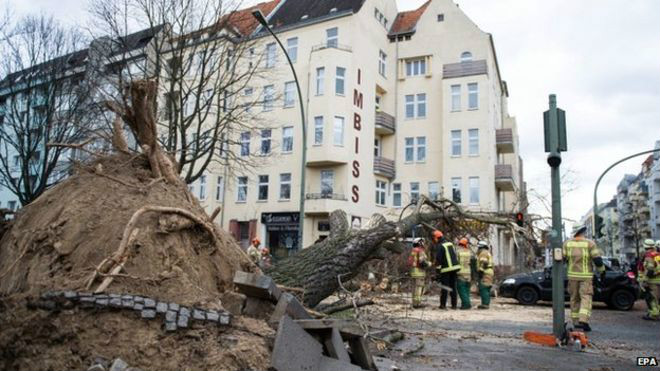 At least nine dead as fatal storms hit Germany and Austria