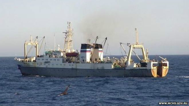 Russian trawler sinks off Kamchatka with 54 dead