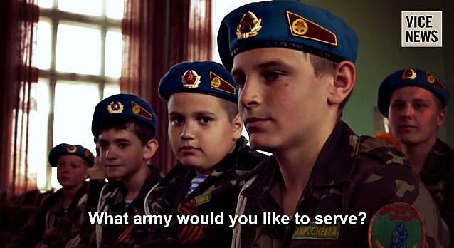 Terrorists in occupied Donbas train children to fight for Russian Federation (VIDEO)