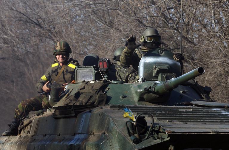 Frontline East Ukraine: Ukrainian troops say insurgents didn’t pull back heavy weaponry