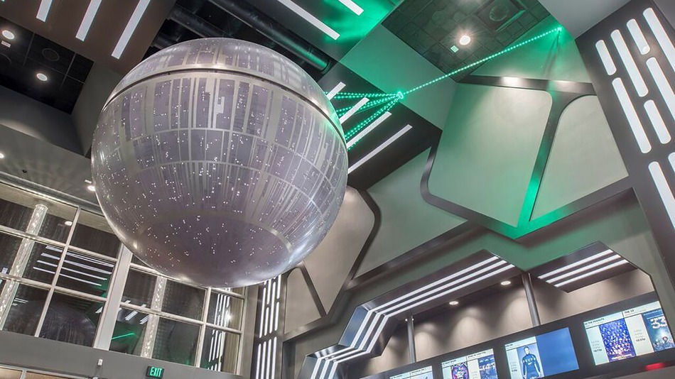 ‘Star Wars’-themed movie theater lets you watch from inside the Death Star