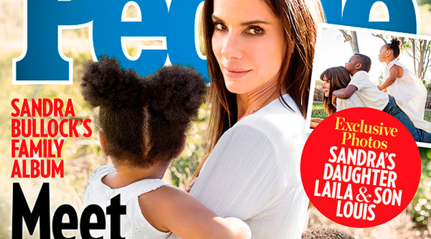 Sandra Bullock at first presented her foster daughter to the public (PHOTO)