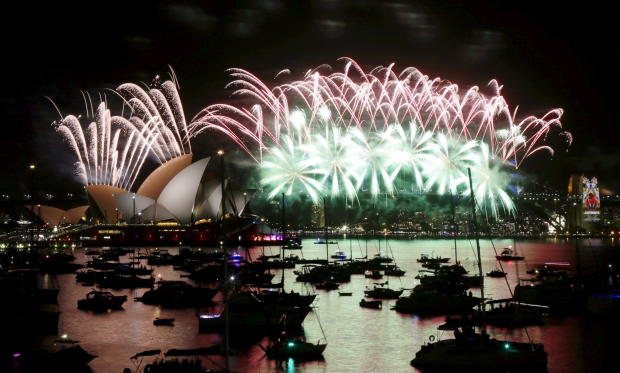 New Year celebrations light up NZ, Australia