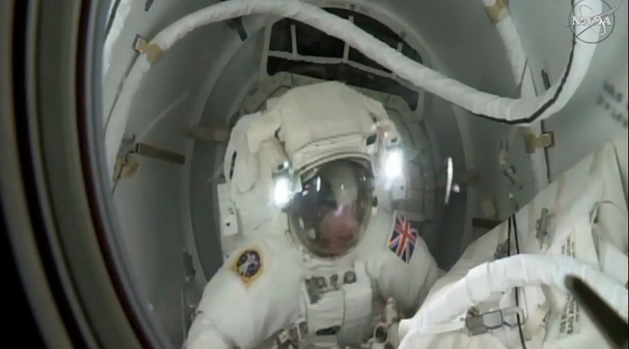 Spacewalk cut short because of water in astronaut’s helmet