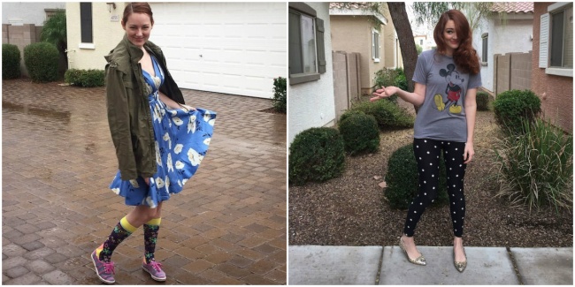 This mother let her son choose what she wore for a week