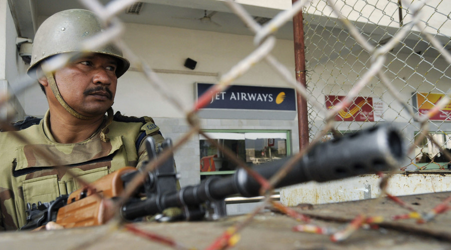 7 killed in gun battle after terrorists storm Indian airbase near Pakistani border