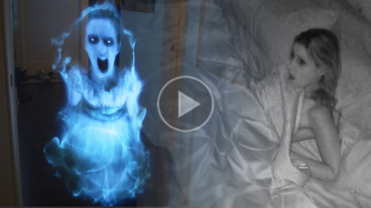 Boyfriend Uses Hologram Ghost To Wake Up Girlfriend (SCARY Prank)