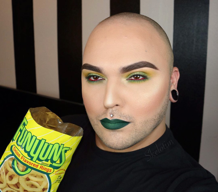 Instagrammer Perfectly Matches Makeup To His Snacks