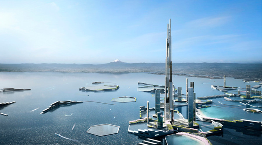 Twice the size of Burj Khalifa: Mile-high tower proposed as centerpiece of future Tokyo (PHOTOS)