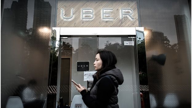 Uber car-hire app losing $1bn in China every year, says CEO