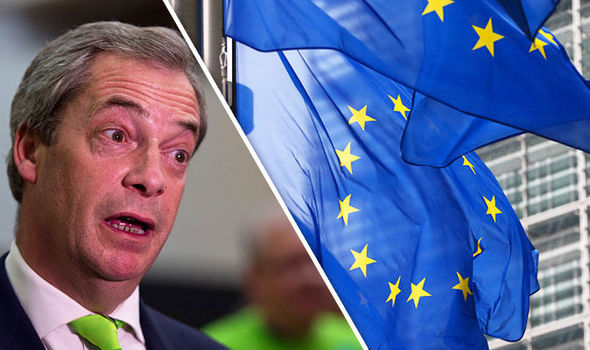 UKIP’s Nigel Farage brands EU a BURNING BUILDING and urges public to RUN for the exit door