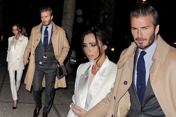 David and Victoria Beckham make a stylish duo for dinner party at Anna Wintour’s house
