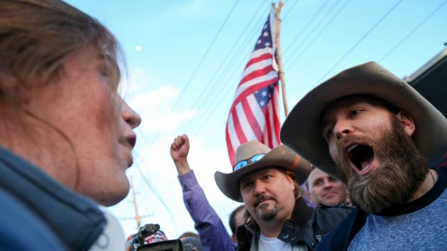 Trump supporters, protesters clash outside rally in Salt Lake City