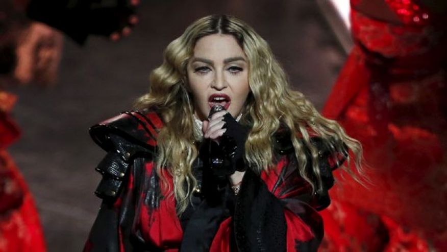 Madonna fined for fake parking signs