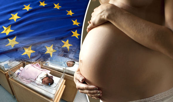 Mass migration fuels baby boom: One in SIX of all new European babies now born in UK
