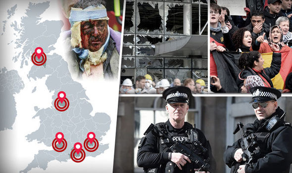 REVEALED: The UK cities which could be next in evil ISIS’ sights after Brussels bombing