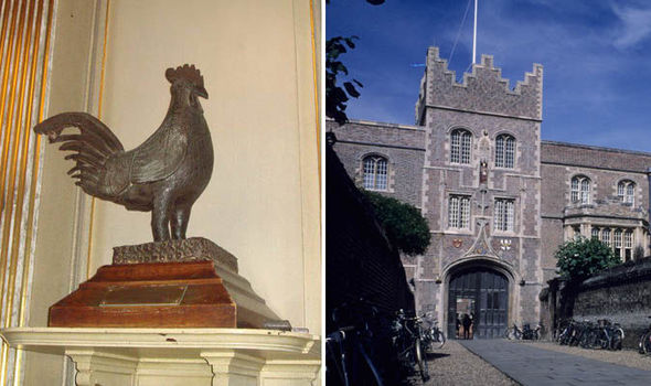 ‘Racist’ Cambridge cockerel taken down after university bows to pressure from students