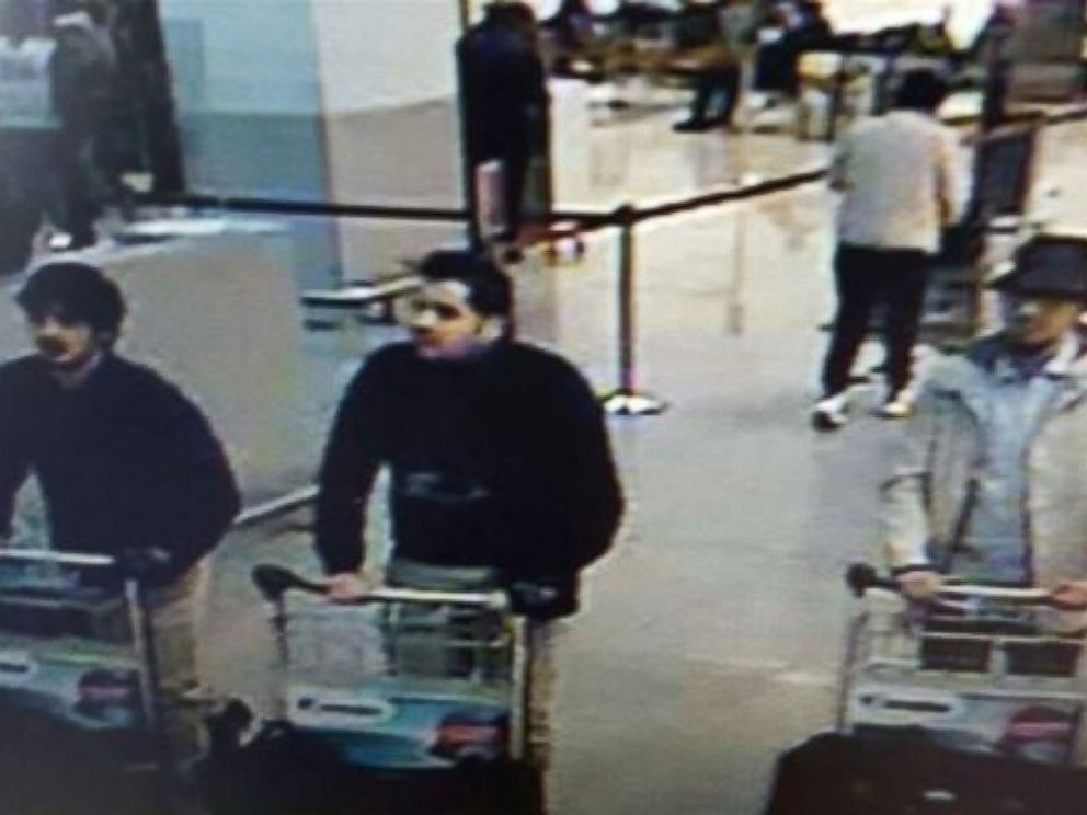 Who is the man in white: police searching for suspect from airport blasts