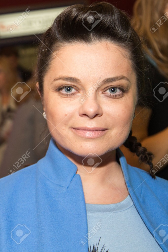MOSCOW - OCTOBER,8 : Singer Natasha Koroleva. Premiere of the movie Weekend, October,8, 2014 at Octyabr Cinema in Moscow, Russia
