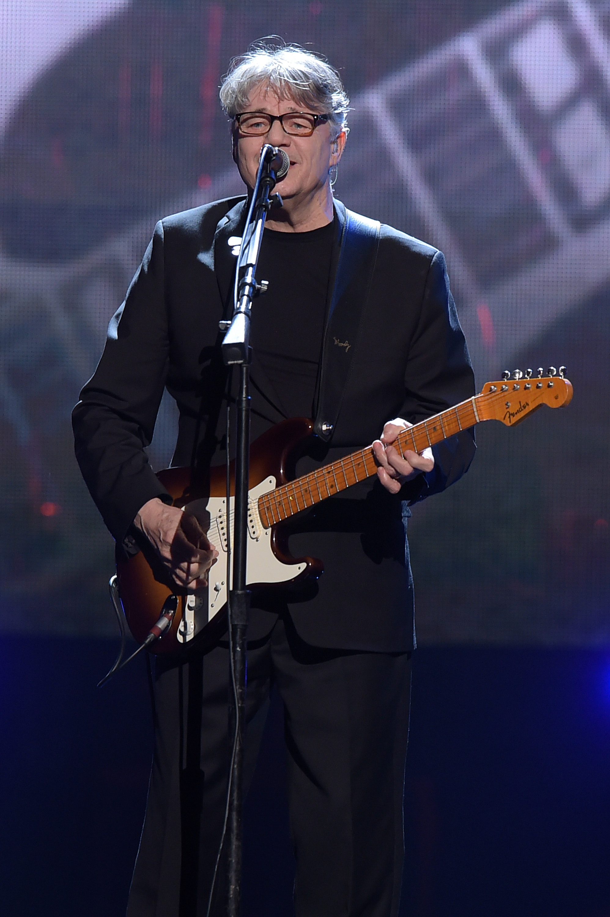 NEW YORK, NEW YORK - APRIL 08:  Inductee Steve Miller performs at the 31st Annual Rock And Roll Hall Of Fame Induction Ceremony at Barclays Center on April 8, 2016 in New York City.  (Photo by Theo Wargo/Getty Images) ORG XMIT: 627136767 ORIG FILE ID: 519905914