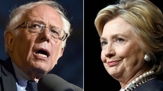 US election 2016: Gloves come off for Clinton and Sanders