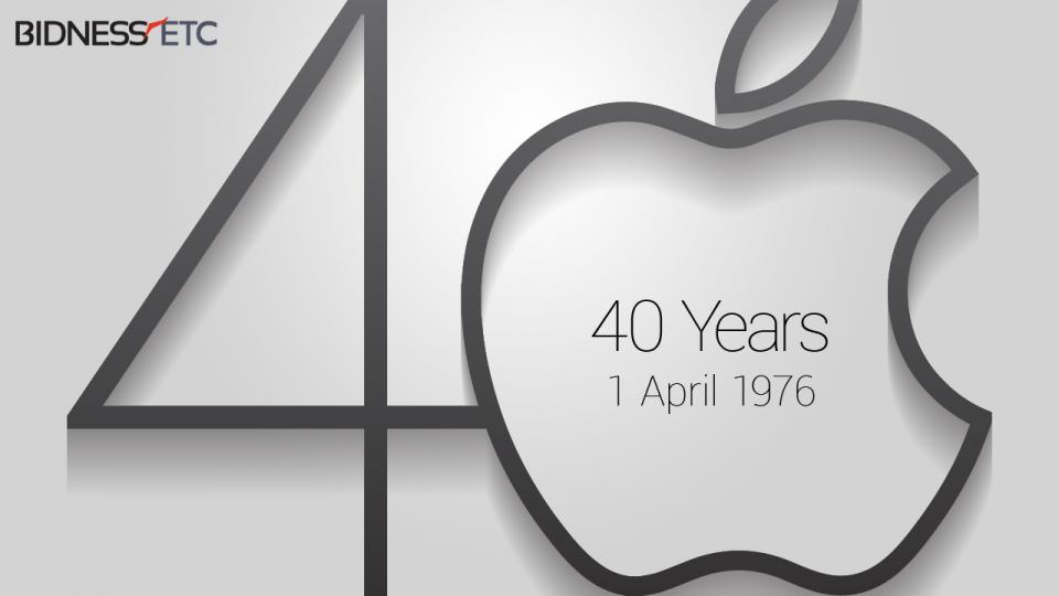 Celebrating the Digital Age, Apple Turns 40