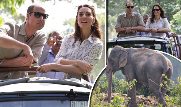 Duke and Duchess of Cambridge enjoy safari with world’s most majestic animals in India