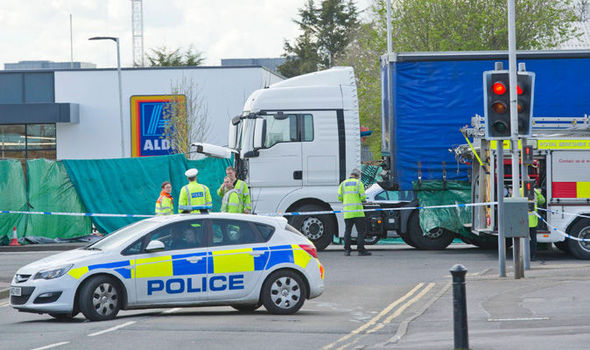 Tragedy as young mum shopping with baby girl is killed in horror lorry crash