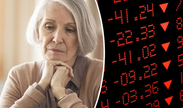 PENSIONS CRISIS: Market chaos could wipe out TEN YEARS of retirement income