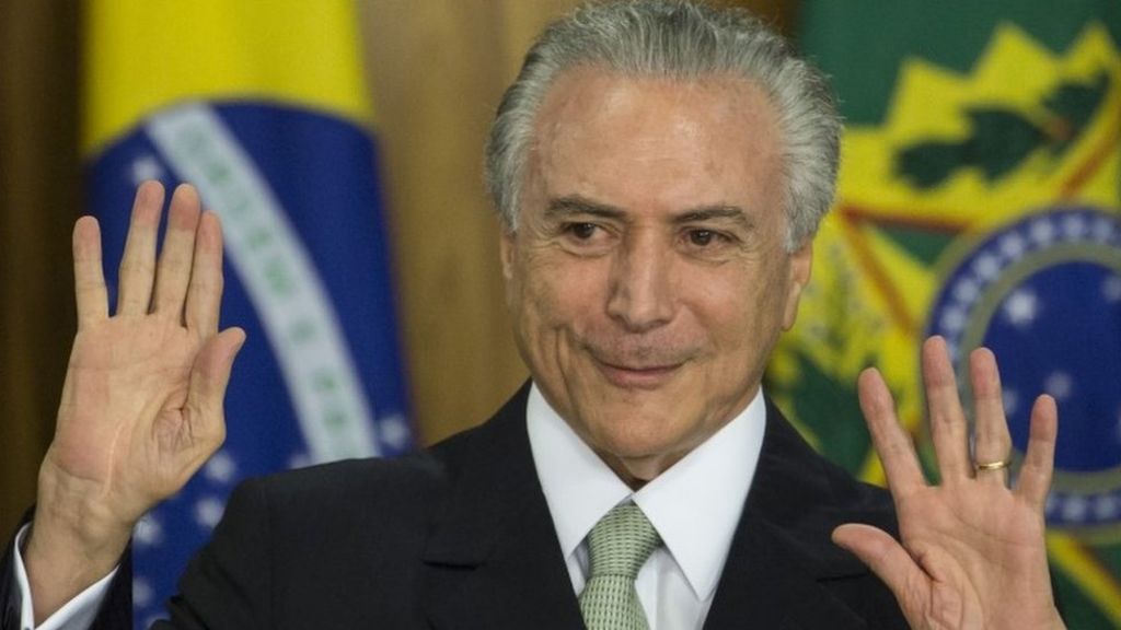 Brazil impeachment: New leader Temer calls for trust