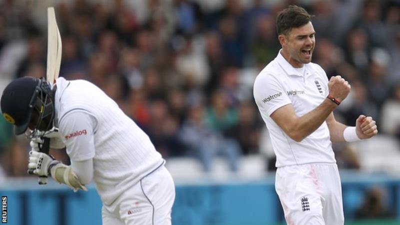 England v Sri Lanka: Hosts in control after Jonny Bairstow 140 & James Anderson 5-16