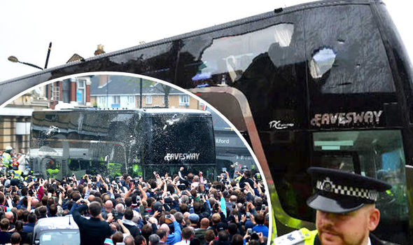 Manchester United bus ATTACKED during ugly scenes ahead of West Ham match