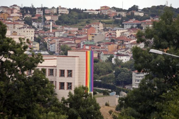 Turkey LGBT: Scuffles at banned Istanbul transgender event