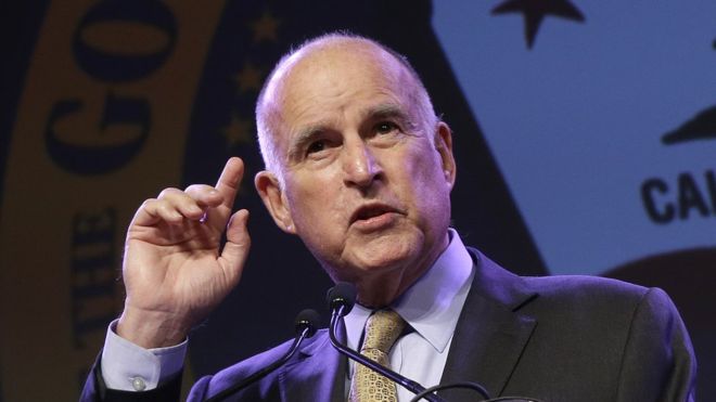 California governor Jerry Brown endorses Hillary Clinton