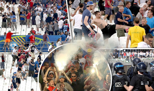 Mob of 150 Russian Ultras ‘trained to fight’ descend on Lille ready to attack England fans