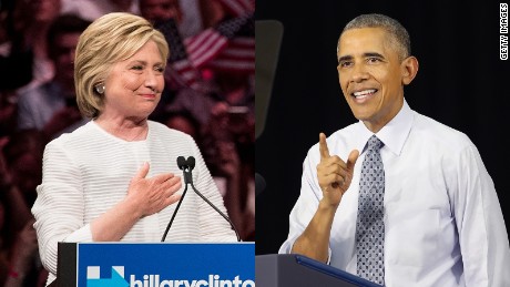 US election: Obama endorses Clinton as political heir