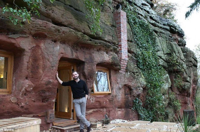 Man Builds Gorgeous Custom House In 700 Year Old Cave