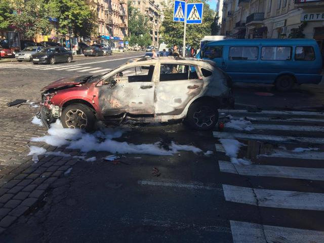 Journalist Pavlo Sheremet dies in car blast in downtown Kyiv. PHOTOS