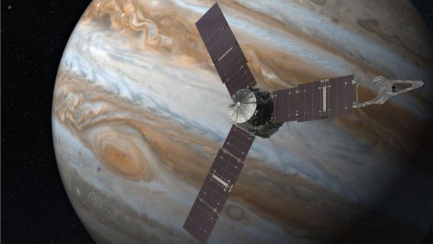 Juno probe enters into orbit around Jupiter