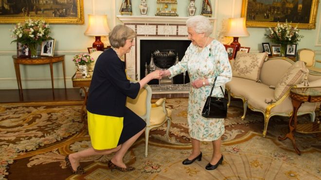 Theresa May becomes UK prime minister