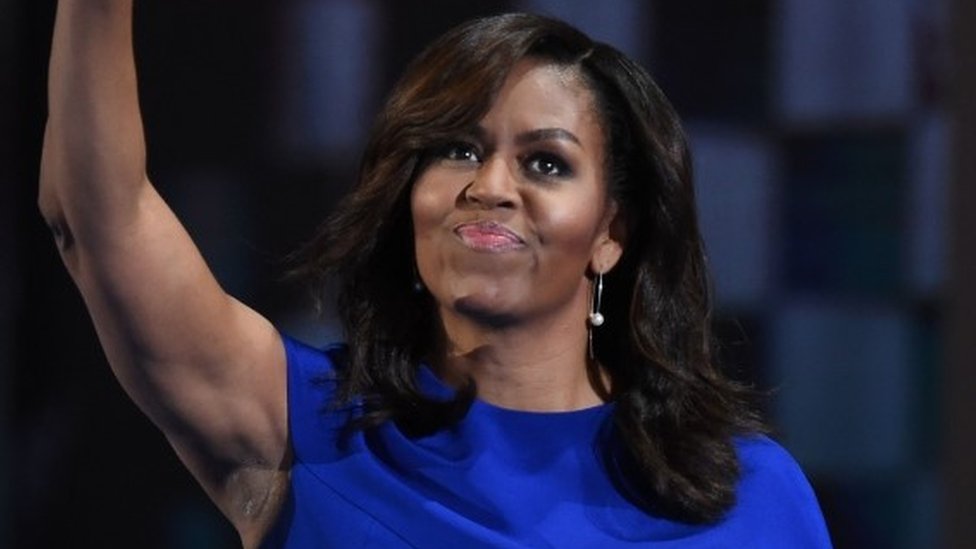 US election: Michelle Obama denounces Trump ‘hate’