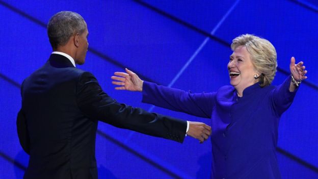 US election: We’ll carry Clinton to victory, says Obama