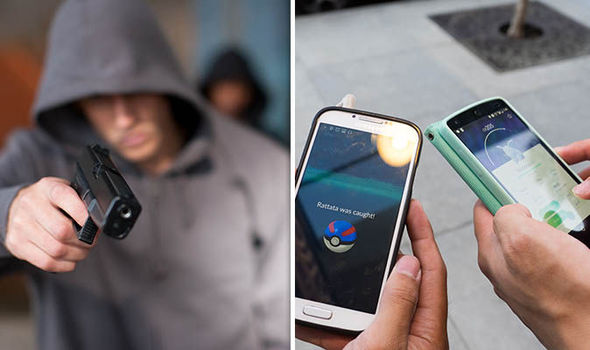 Teens playing Pokemon Go robbed at GUNPOINT by gang who lured them to London park