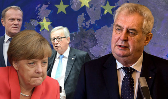 CZECH OUT: President calls for EU referendum as union crumbles in wake of Brexit