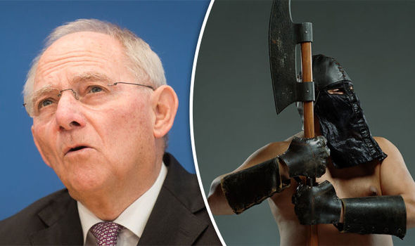 THE EXECUTIONER OF EUROPE: Greece blasts German finance minister over secret Brexit plan