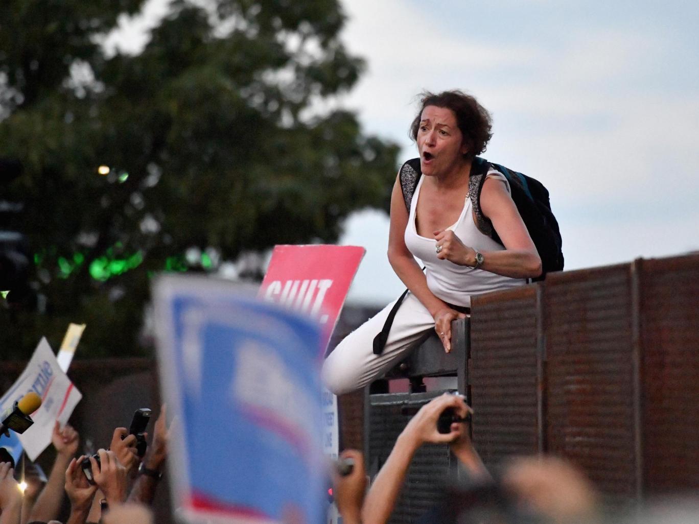 DNC 2016 protests: Seven arrested for breaching security fence at Democrats convention
