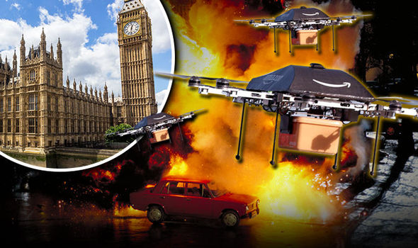 ATTACK OF THE DRONES: Why does Government back this flying nuisance despite terror fears?