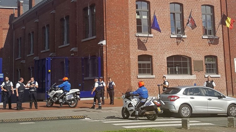 Two Police Officers Attacked with Machete in Belgium