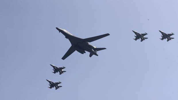 US flies supersonic bombers over South Korea after North’s nuclear test