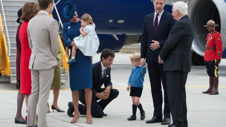 Prince George and Princess Charlotte steal the limelight as royals land in Canada